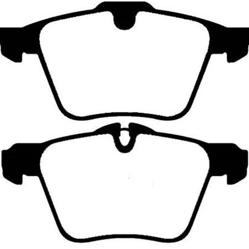 Abtex Front Brake Pad Set fits Ford Galaxy II 2008-2015 2.0 2.2