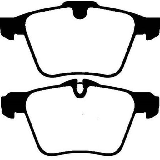 Abtex Front Brake Pad Set fits Ford Galaxy II 2008-2015 2.0 2.2