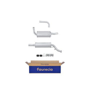 Hella End Silencer Rear fits Fiat Uno 1983-2006 1.1 1.3 1.5