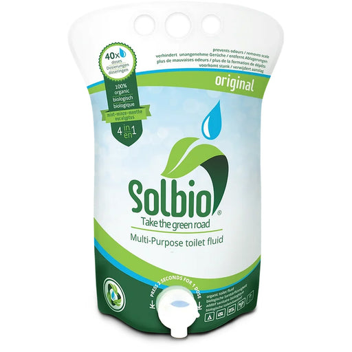 Solbio Toilet Fluid Pouch 1.6L - 40 Doses