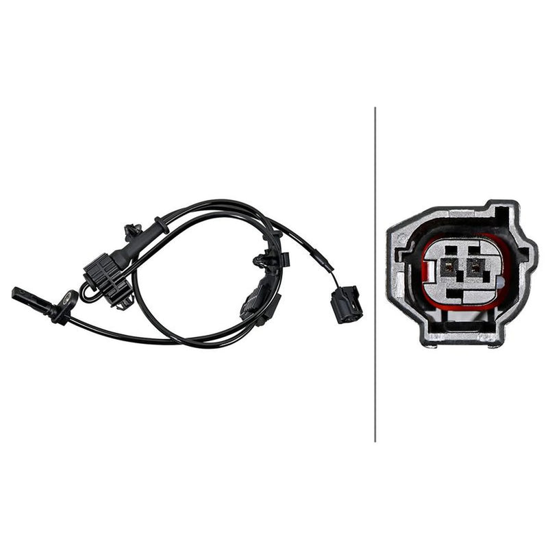 Hella ABS Wheel Speed Sensor Front Right fits Mazda 3 2013-2019 1.5 1.6 2.0 2.2