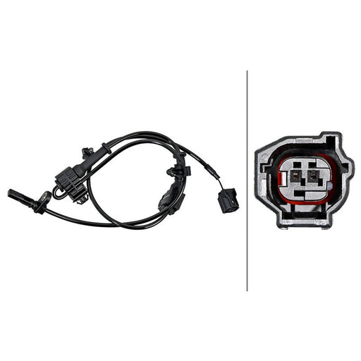 Hella ABS Wheel Speed Sensor Front Right fits Mazda 3 2013-2019 1.5 1.6 2.0 2.2
