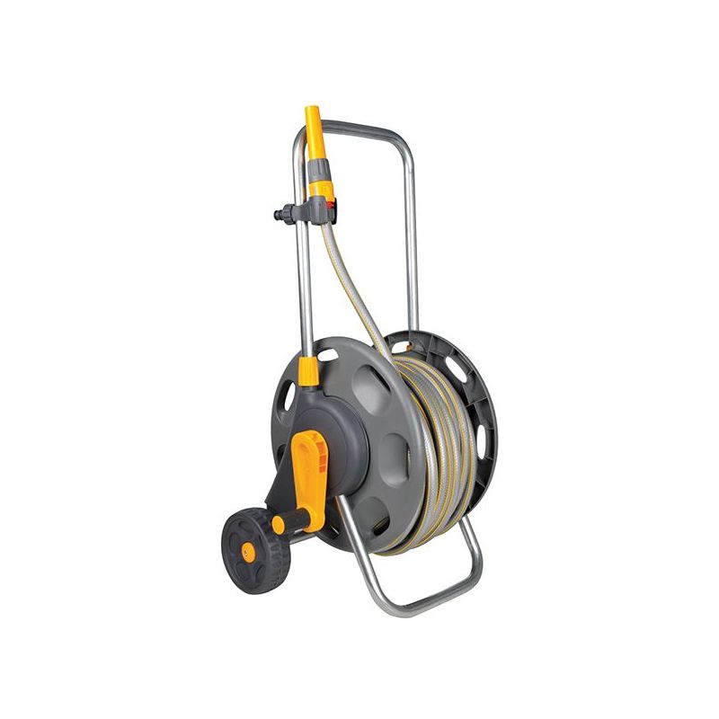 Hozelock 2435 60m Assembled Hose Cart & 50m of 12.5mm Hose Hozelock - Dynamic Drive
