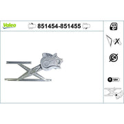 Valeo Electric Window Regulator Lifter Right Front 851455