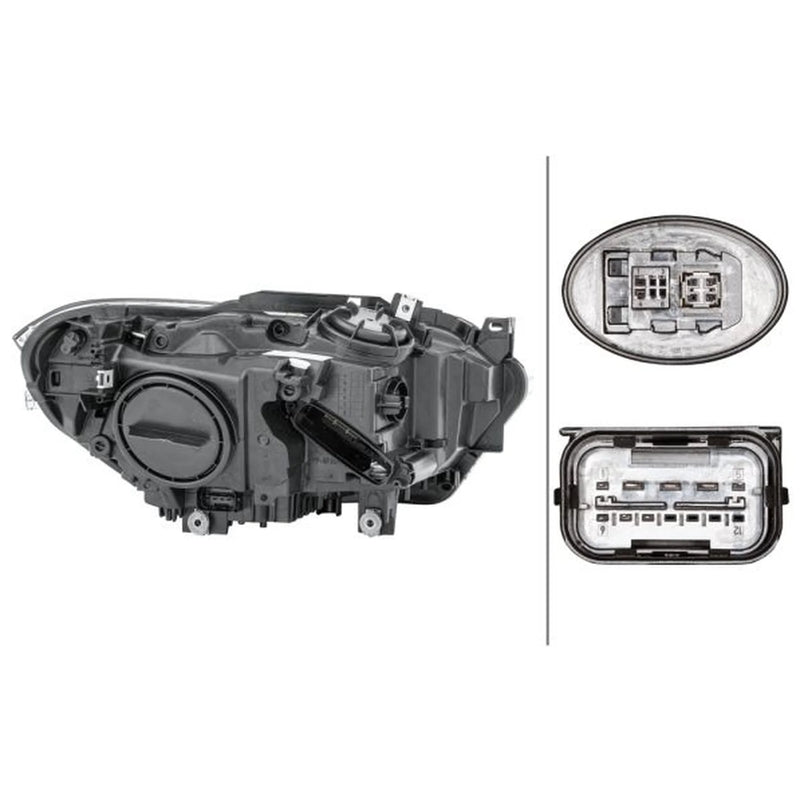 Hella Headlight Headlamp D1S (gas discharge tube) Left fits BMW 1 Sports Hatch