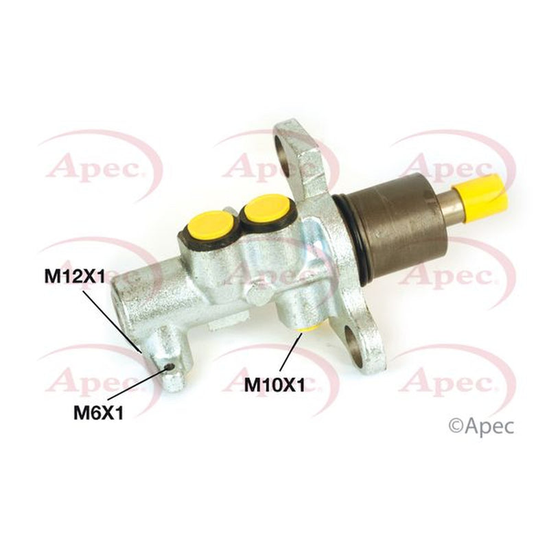 Apec Brake Master Cylinder Hydraulic Assembly fits Audi A6 C5 1997-2005