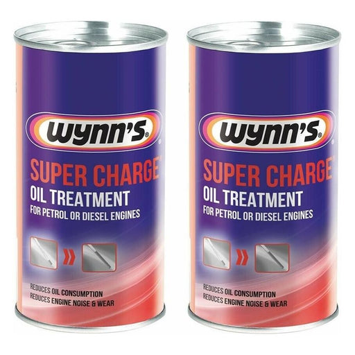 2X Wynns Super Charge Oil Treatment Car Additive Petrol Diesel Engine 300Ml Wynns - Dynamic Drive