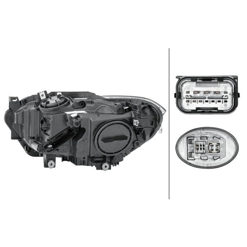 Hella Headlight Headlamp PY21W Right fits BMW 1 Sports Hatch 2011-2019