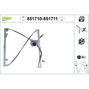Valeo Electric Window Regulator Lifter Left Front 851710