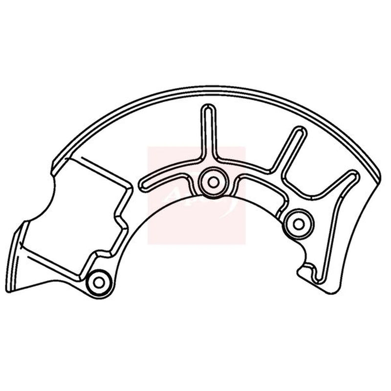Apec Brake Disc Splash Guard Front Right ASG1044