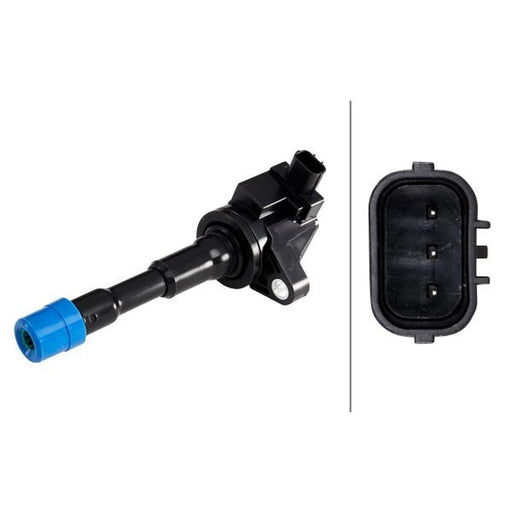 Hella Ignition Coil Pack Rear fits Honda Civic VII 2003-2005 1.3
