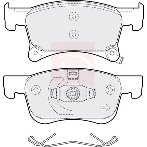 Apec Front Brake Pad Set PD3752