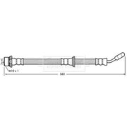 Borg & Beck Brake Hydraulic Hose Line Front Right BBH7351