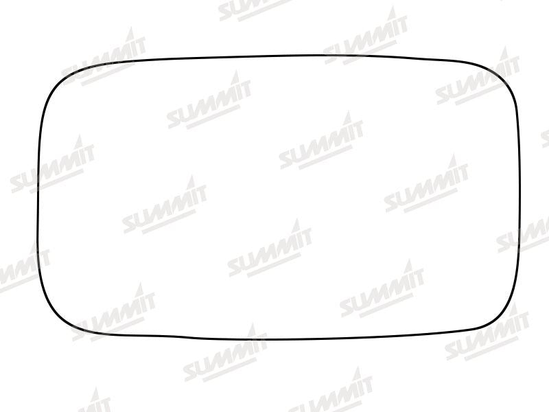 Summit Stick-On Standard Mirror Glass fits Triumph Acclaim LHS Summit - Bars 4 Cars