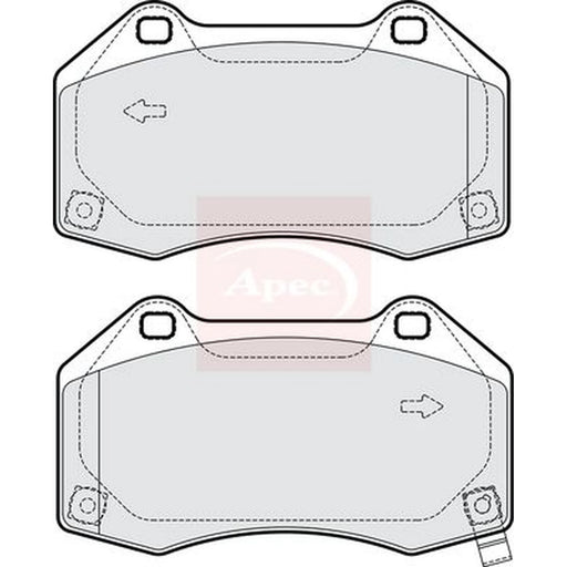 Apec Front Brake Pad Set PAD2200