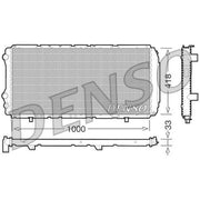 Denso Engine Radiator DRM09075