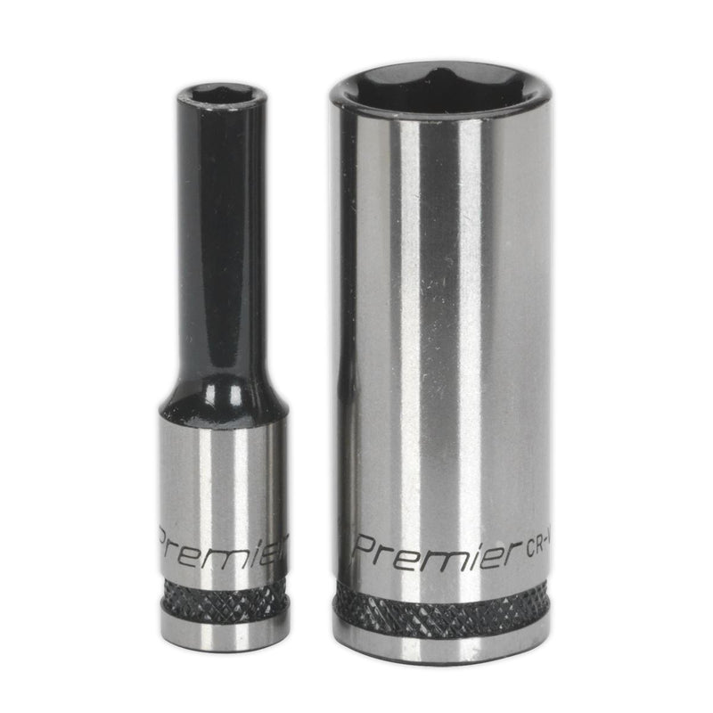 Sealey Socket Set 32pc 1/4"Sq Drive 6pt WallDrive Metric Black Series AK7970 Sealey - Dynamic Drive