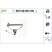 Valeo Electric Window Regulator Lifter Left Front 861148