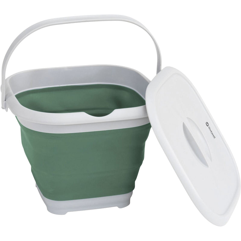 Outwell Collaps Collapsible Bucket Square w/lid 9l Outwell  - Dynamic Drive