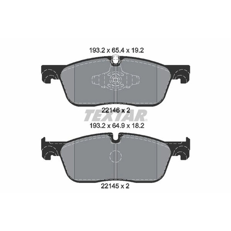 Textar Front Brake Pad Set 2214601