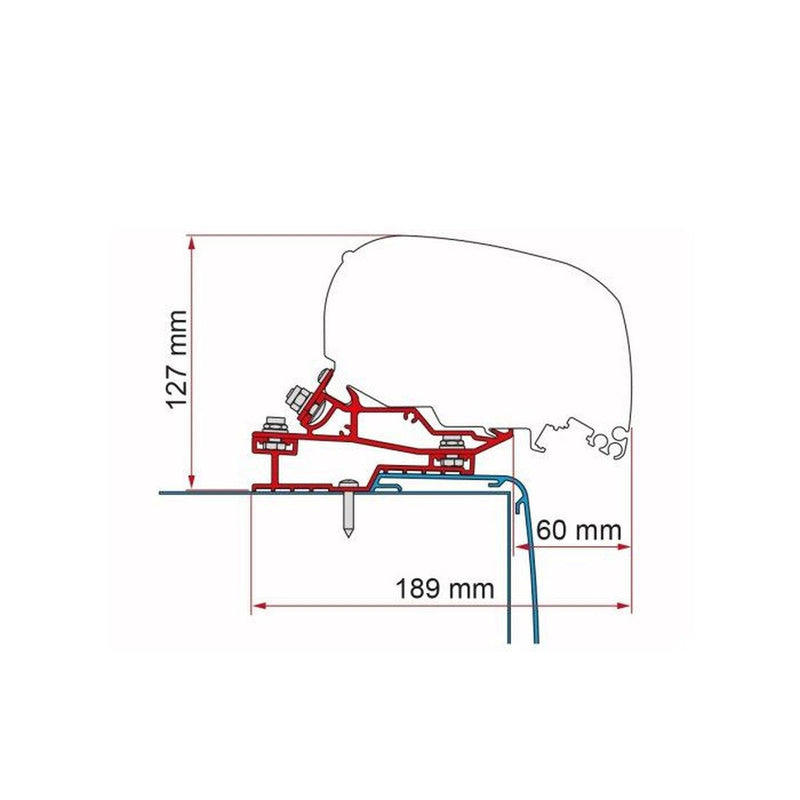 Fiamma Adapter F80 Rapido C Line 450 | UK Camping and Leisure