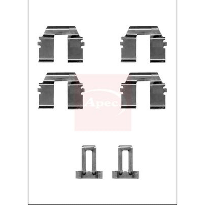 Apec Brake Pad Accessory Fitting Kit Rear fits VW California T4 Camper 1999-2003