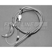 First Line Handbrake Cable Left Rear fits Ford Escort 1990-1995 1.3 1.4 1.6 1.8
