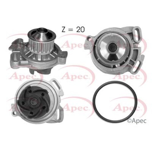 Apec Engine Cooling Water Pump fits Audi 100 C2 1978-1983 2.0