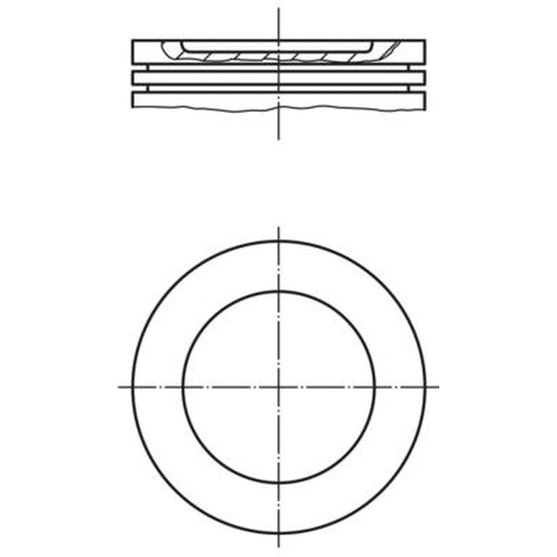 Mahle Piston Cylinder Bore = 96mm fits Volvo 760 1982-1986 2.3