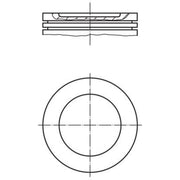 Mahle Piston Cylinder Bore = 96mm 037 59 02