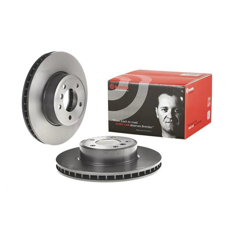 Brembo Front Brake Internally Vented Discs & Pads fits BMW 5 2003-2010
