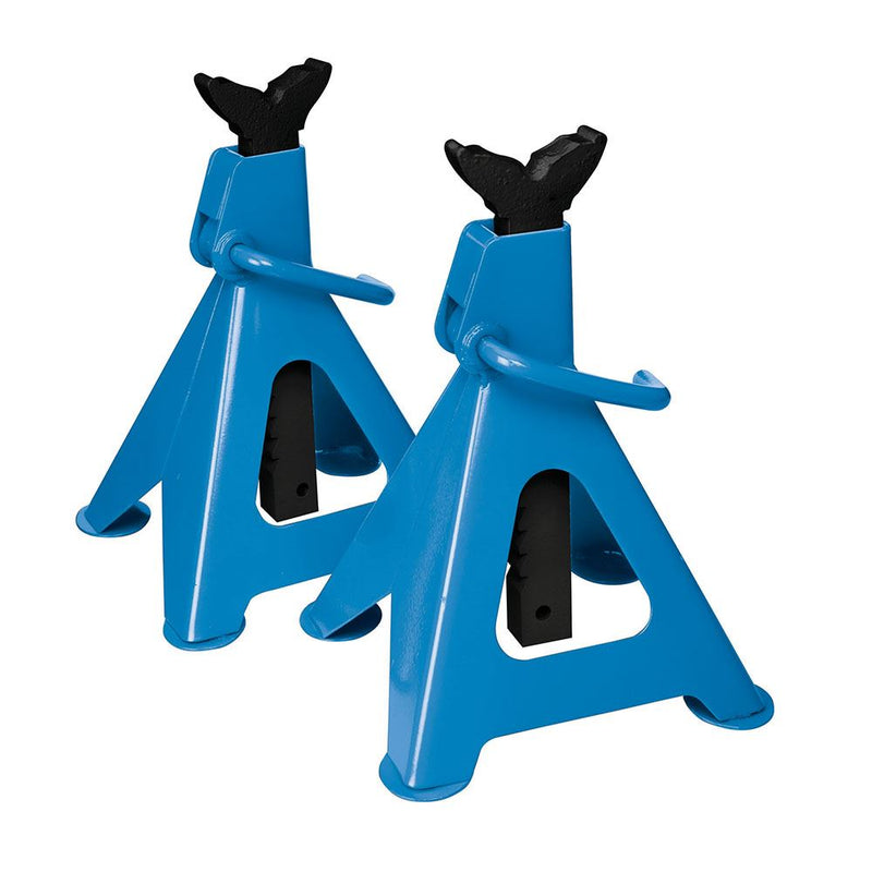 Silverline Axle Stand Set 2pce 6 Tonne Silverline - Dynamic Drive