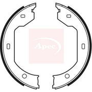 Apec Parking Brake Shoe Set fits BMW 3 2000-2006