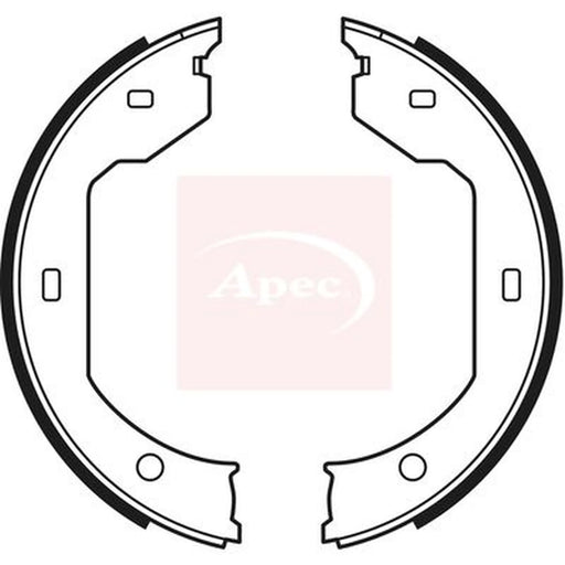 Apec Parking Brake Shoe Set SHU666