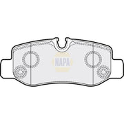 NAPA Rear Brake Pad Set fits Mercedes-Benz Eqv 2020 on 447.813 447.815