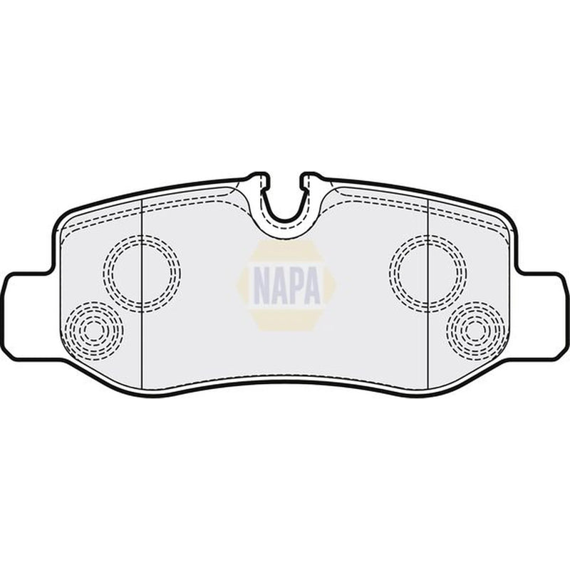 NAPA Rear Brake Pad Set fits Mercedes-Benz Eqv 2020 on 447.813 447.815