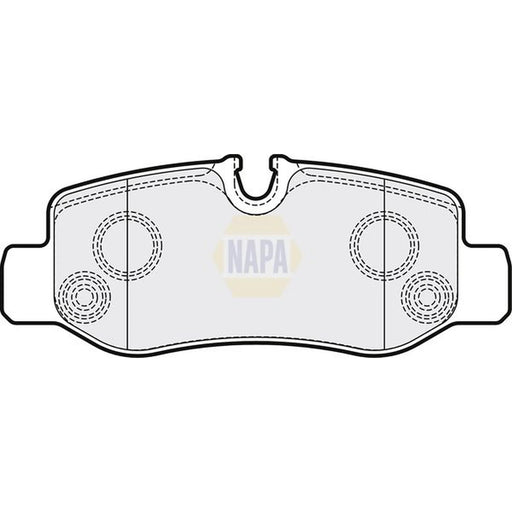 NAPA Rear Brake Pad Set fits Mercedes-Benz Eqv 2020 on 447.813 447.815