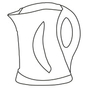 Scotsman low wattage black kettle (1.7L) K0030 Scotsman - Dynamic Drive