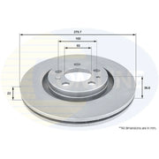 Comline Front & Rear Brake Discs & Pads fits Skoda Rapid 2015-2022 1.6