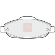 Apec Front Brake Pad Set fits Peugeot 3008 2009-2016