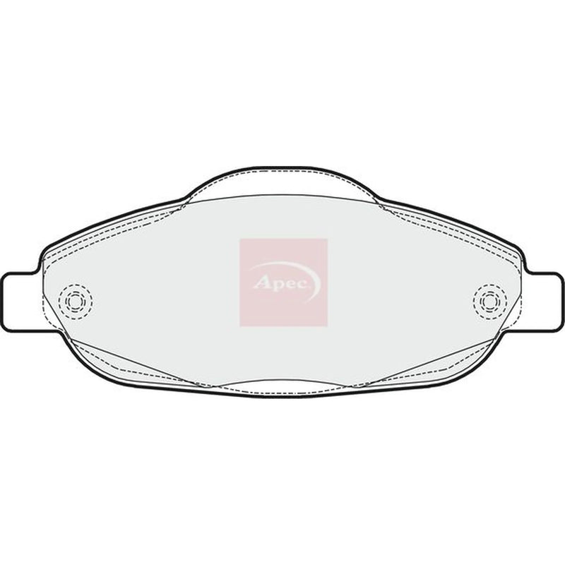 Apec Front Brake Pad Set PAD1609