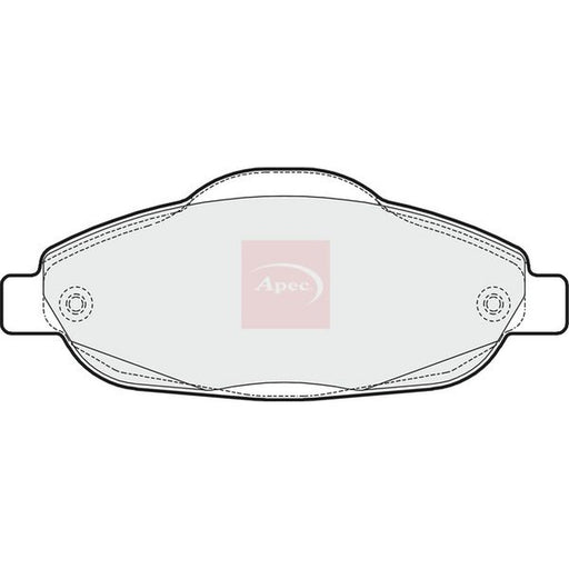 Apec Front Brake Pad Set fits Peugeot 3008 2009-2016