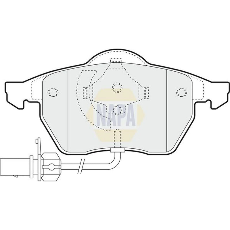 NAPA Front Brake Pad Set NBP1265