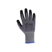 Scan Breathable Microfoam Nitrile Gloves - M (Size 8) Scan - Dynamic Drive