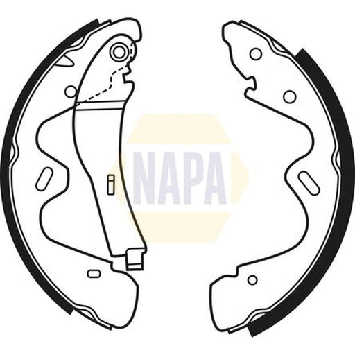 NAPA Brake Shoe Set Axle Kit NBS1056