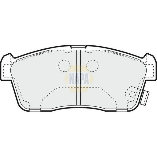 NAPA Front Brake Pad Set NBP1225