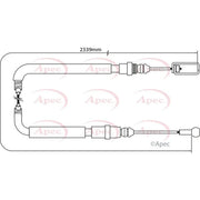 Apec Handbrake Cable Right Rear CAB1056