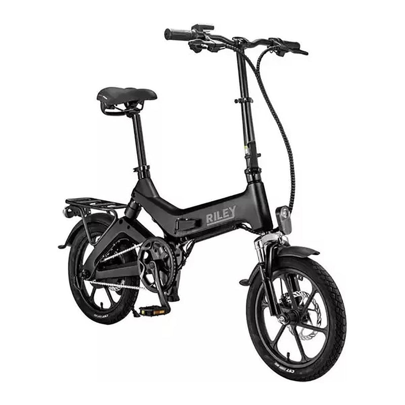 Riley RB1 Foldable E-bike - Black 45-50km Range 250w Motor UK Camping And Leisure - Dynamic Drive