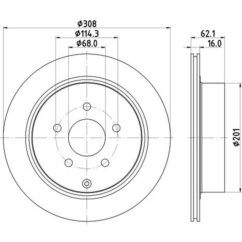 Mintex Front & Rear Brake Discs & Pads fits Infiniti Q70 2013-2014 2.2 3.0 3.7