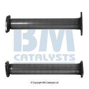 BM Catalysts Exhaust Pipe OD fits Nissan Navara NP300 2009 on 2.5